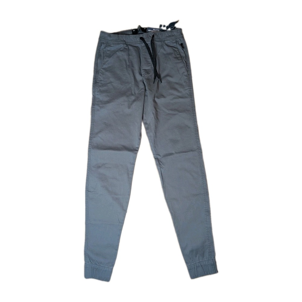 NWT Hollister Advanced Stretch Skinny Jogger Pants Gray XS Tall XST Mens